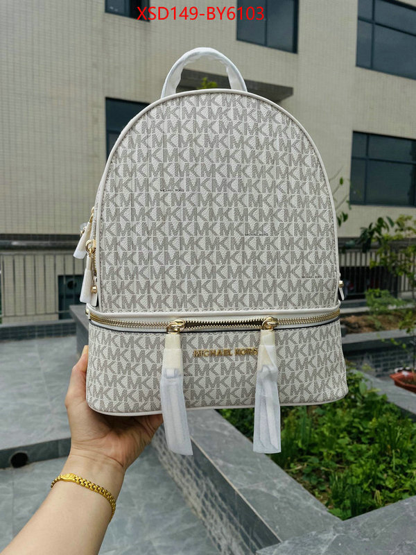 Michael Kors Bags(TOP)-Backpack- found replica ID: BY6103 $: 149USD