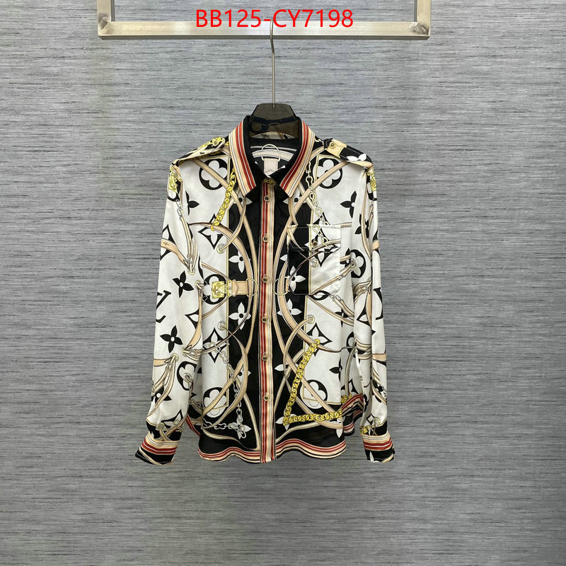 Clothing-LV luxury fashion replica designers ID: CY7198 $: 125USD