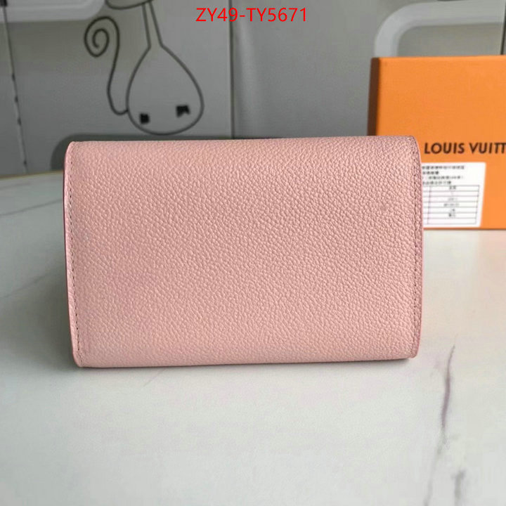 LV Bags(4A)-Wallet the best quality replica ID: TY5671 $: 49USD