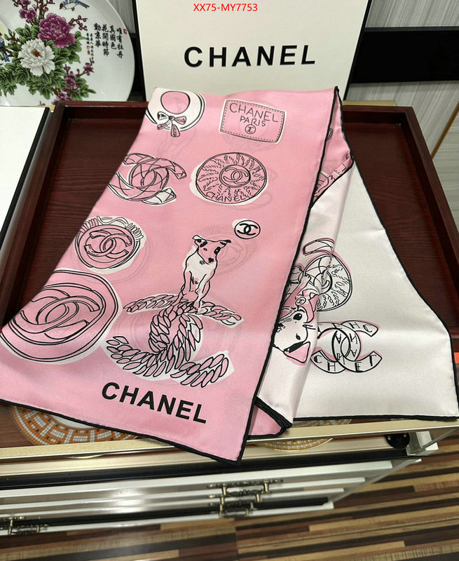 Scarf-Chanel buy cheap ID: MY7753 $: 75USD