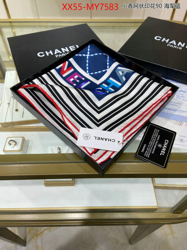 Scarf-Chanel replicas ID: MY7583 $: 55USD