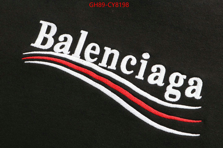 Clothing-Balenciaga shop designer replica ID: CY8198 $: 89USD