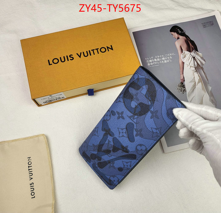 LV Bags(4A)-Wallet the most popular ID: TY5675 $: 45USD