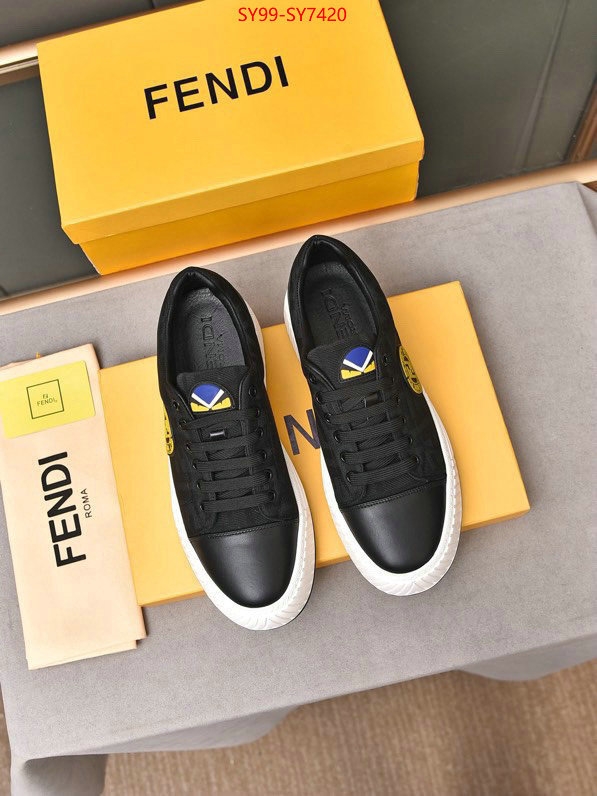 Men Shoes-Fendi top brands like ID: SY7420 $: 99USD