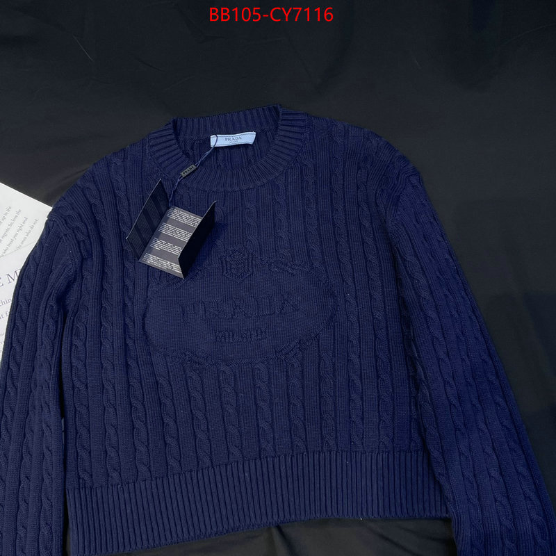 Clothing-Prada styles & where to buy ID: CY7116 $: 105USD