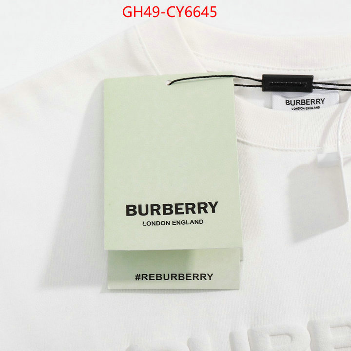 Clothing-Burberry cheap high quality replica ID: CY6645 $: 49USD