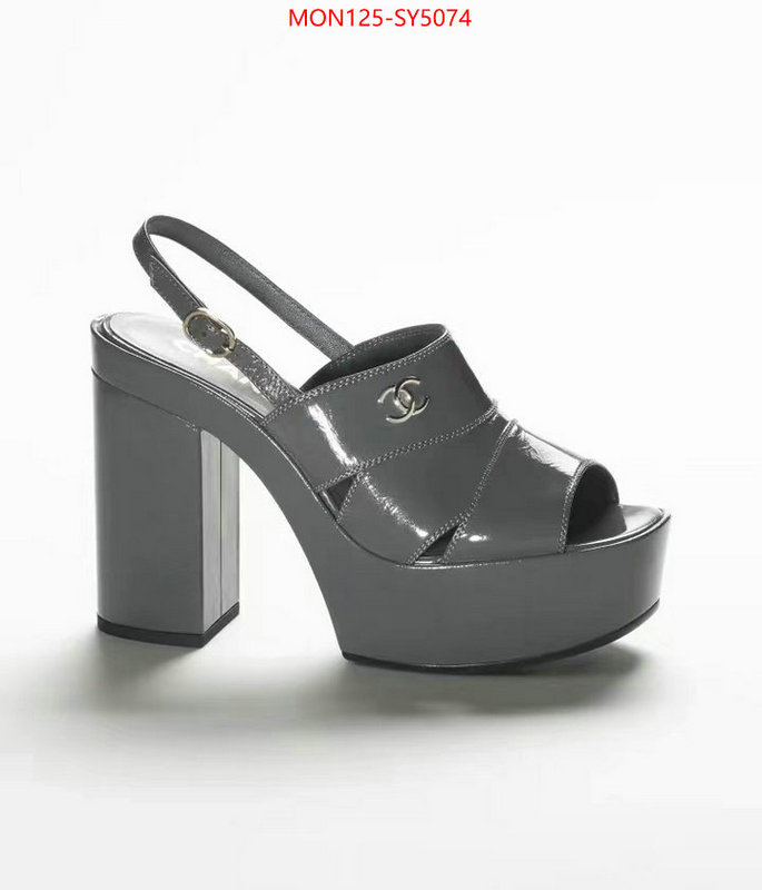 Women Shoes-Chanel best quality replica ID: SY5074 $: 125USD