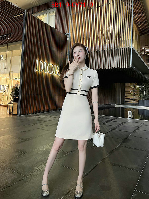 Clothing-Prada found replica ID: CY7119 $: 119USD