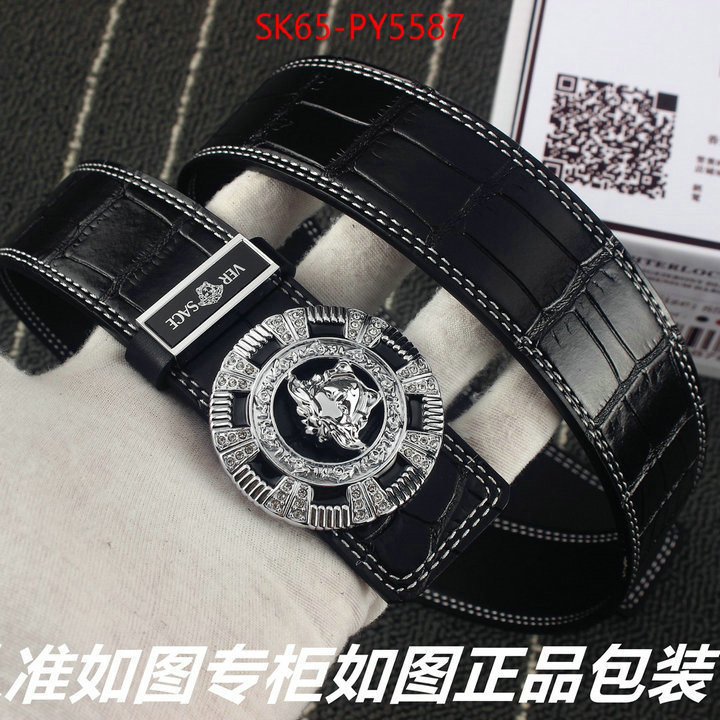 Belts-Versace wholesale designer shop ID: PY5587 $: 65USD