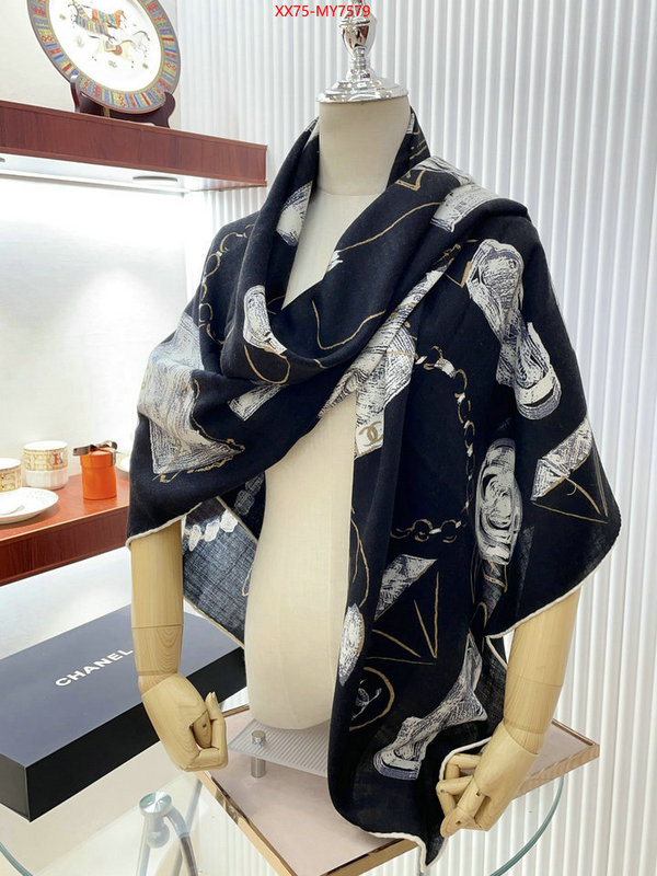 Scarf-Chanel aaaaa+ replica designer ID: MY7579 $: 75USD