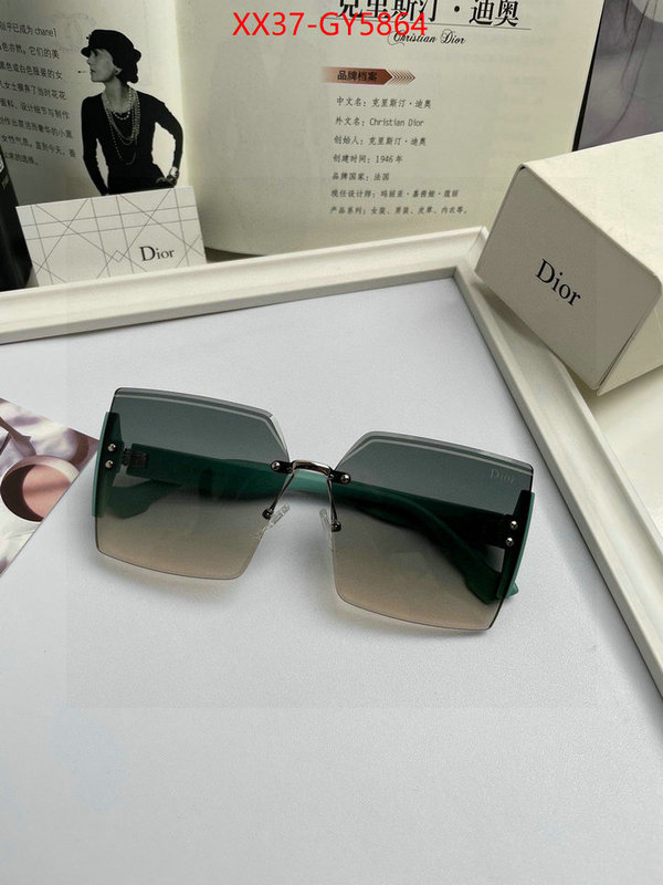 Glasses-Dior 1:1 replica wholesale ID: GY5864 $: 37USD