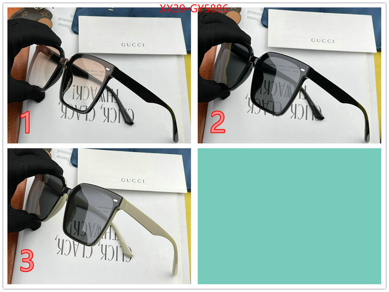 Glasses-Gucci wholesale imitation designer replicas ID: GY5886 $: 39USD