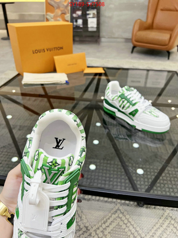 Men Shoes-LV first top ID: SY7508 $: 189USD