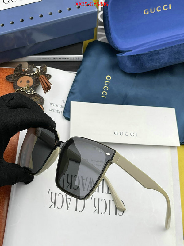 Glasses-Gucci wholesale imitation designer replicas ID: GY5886 $: 39USD