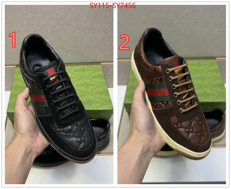 Men Shoes-Gucci high quality 1:1 replica ID: SY7456 $: 115USD