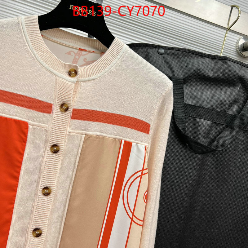 Clothing-Hermes replica sale online ID: CY7070 $: 139USD
