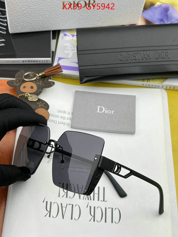 Glasses-Dior 2023 aaaaa replica 1st copy ID: GY5942 $: 39USD