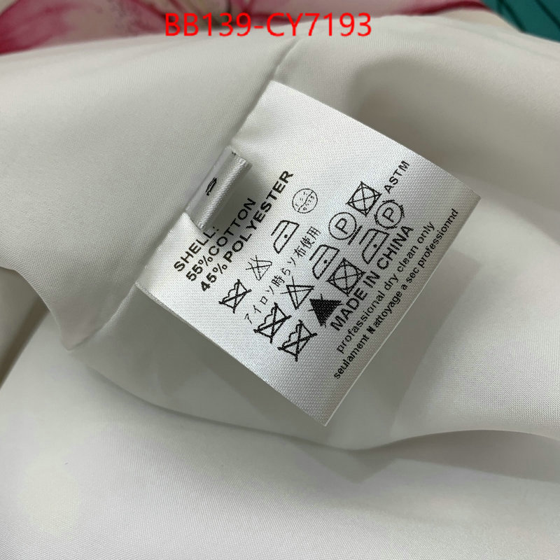 Clothing-Gucci exclusive cheap ID: CY7193 $: 139USD