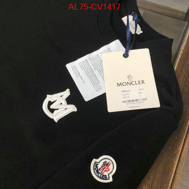 Clothing-Moncler buy cheap ID: CV1417 $: 75USD