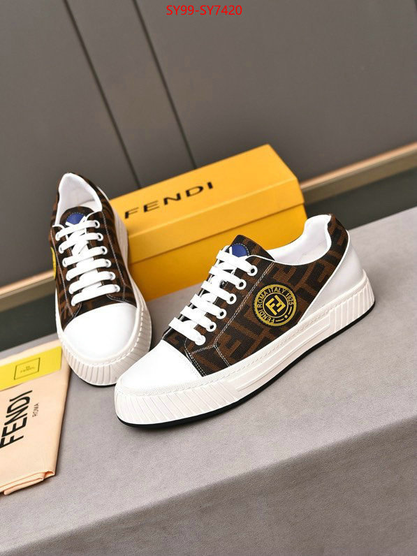 Men Shoes-Fendi top brands like ID: SY7420 $: 99USD