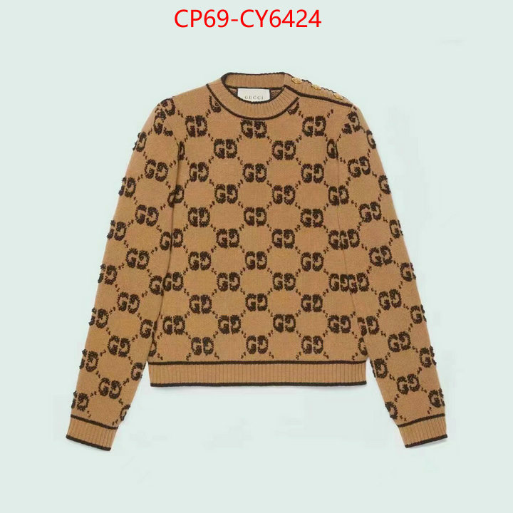 Clothing-Gucci high quality perfect ID: CY6424 $: 69USD