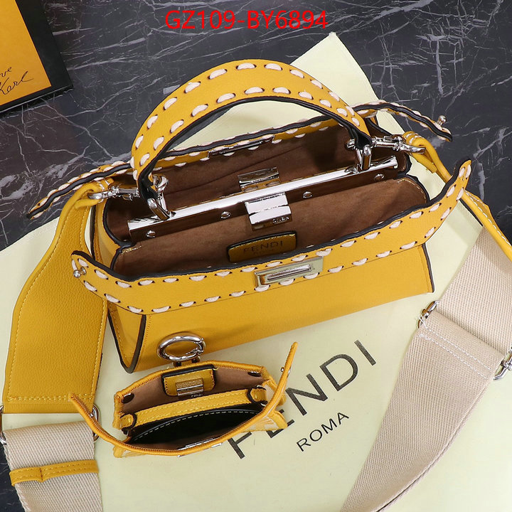 Fendi Bags(4A)-Peekaboo brand designer replica ID: BY6894 $: 109USD