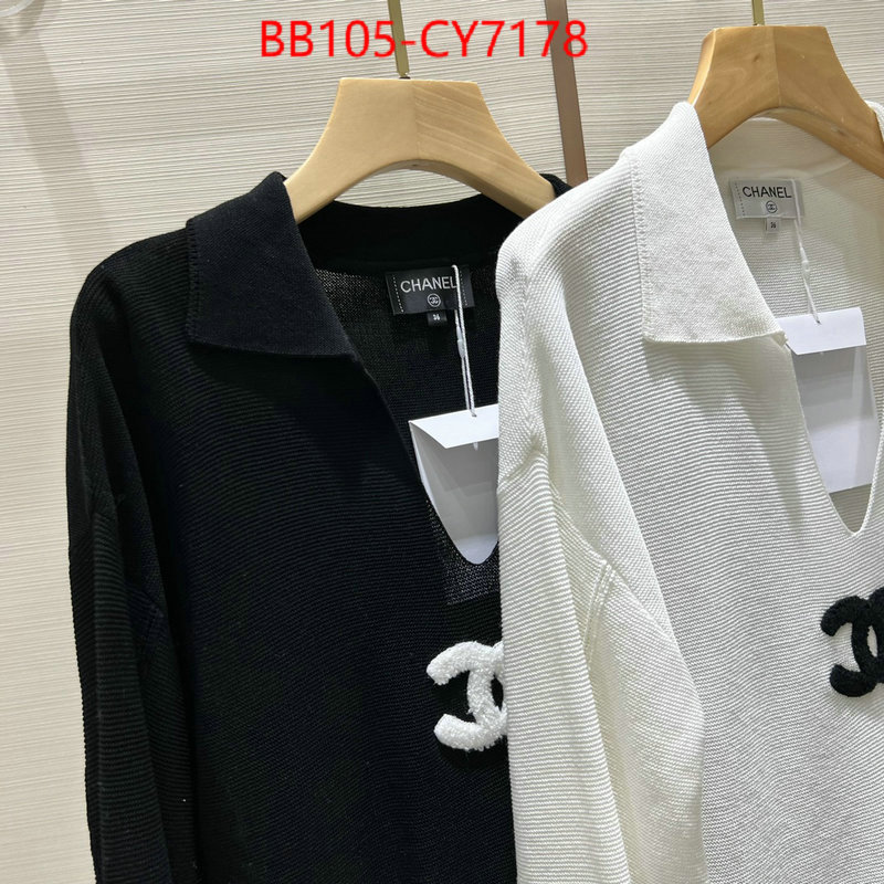 Clothing-Chanel replcia cheap from china ID: CY7178 $: 105USD