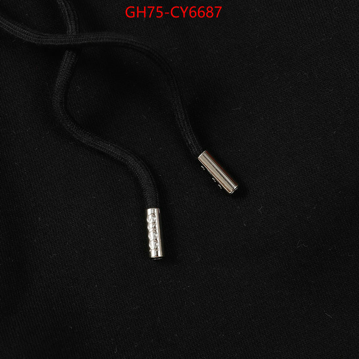 Clothing-Gucci designer wholesale replica ID: CY6687 $: 75USD