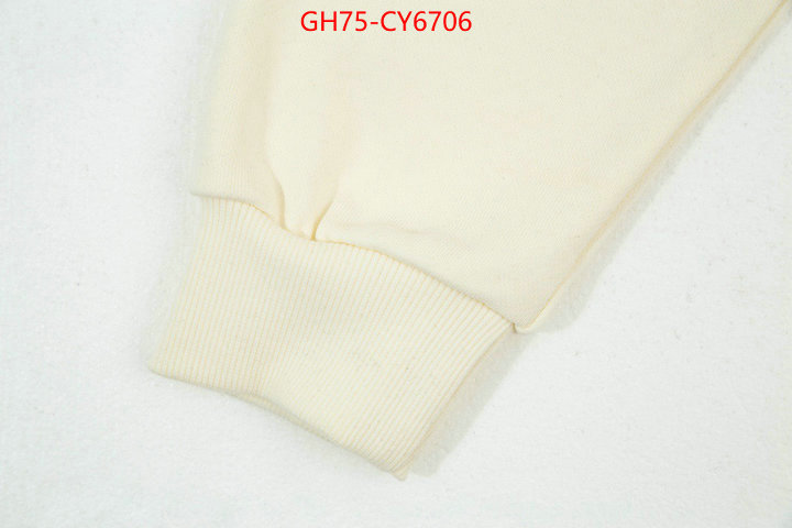 Clothing-Gucci fake high quality ID: CY6706 $: 75USD