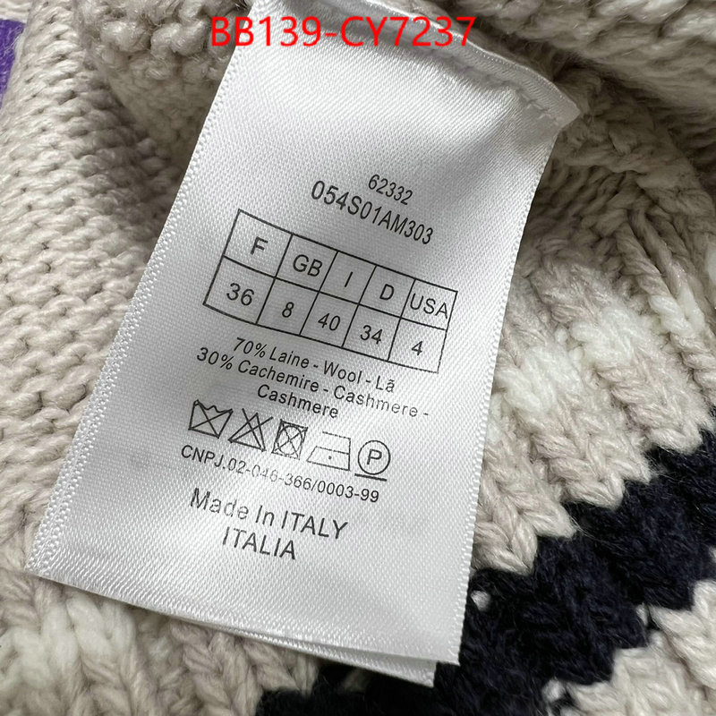 Clothing-Dior best quality designer ID: CY7237 $: 139USD