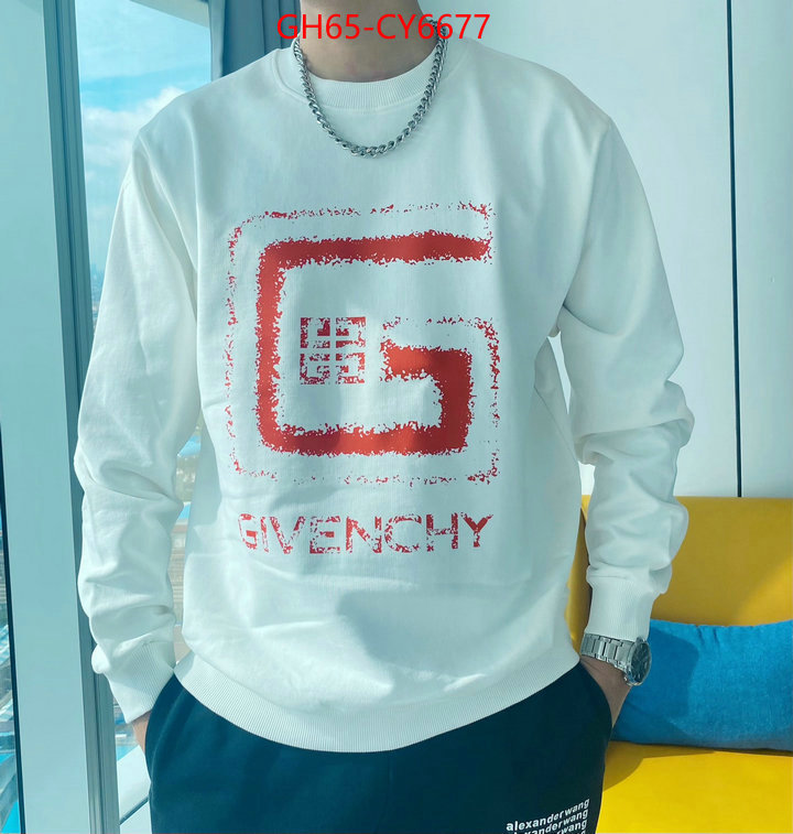 Clothing-Givenchy what best replica sellers ID: CY6677 $: 65USD