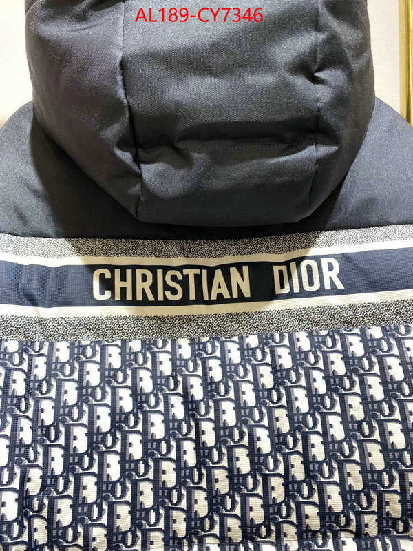 Down jacketMen-Dior fake ID: CY7346 $: 189USD