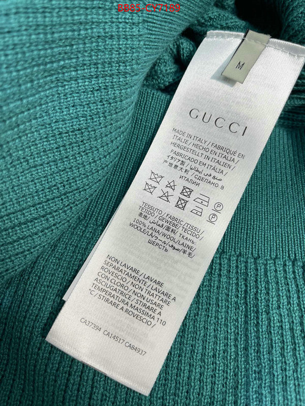 Clothing-Gucci aaaaa quality replica ID: CY7189 $: 85USD