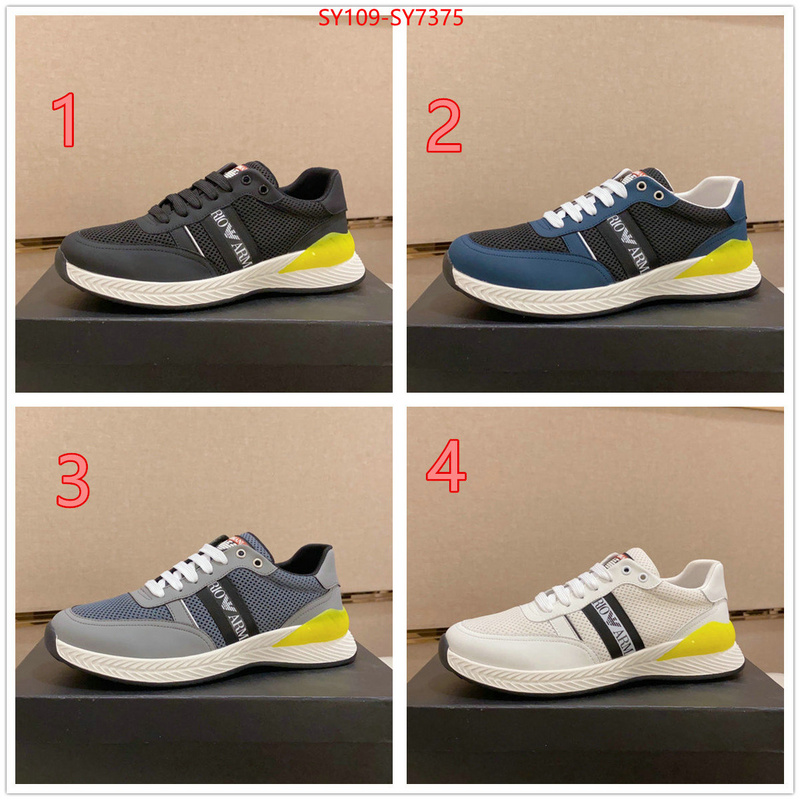 Men shoes-Armani top quality replica ID: SY7375 $: 109USD