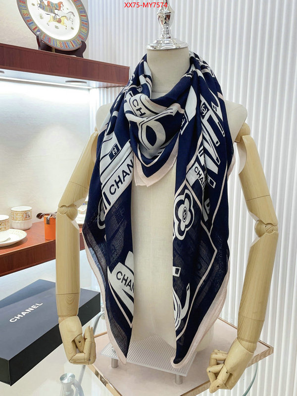 Scarf-Chanel what's the best place to buy replica ID: MY7574 $: 75USD