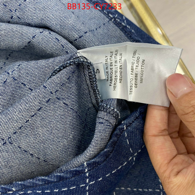 Clothing-Dior replicas ID: CY7233 $: 135USD