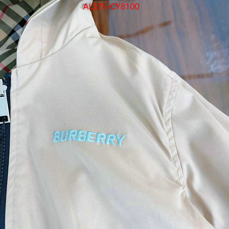 Kids clothing-Burberry replica aaaaa designer ID: CY8100 $: 75USD