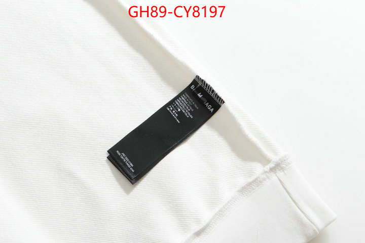 Clothing-Balenciaga brand designer replica ID: CY8197 $: 89USD