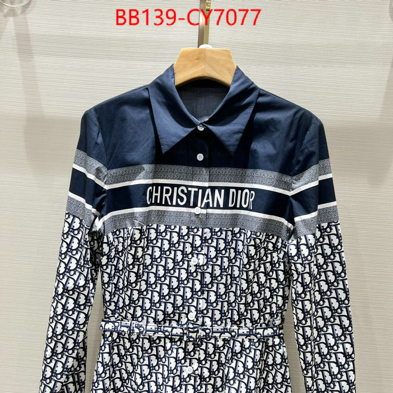 Clothing-Dior customize best quality replica ID: CY7077 $: 139USD