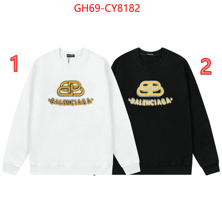 Clothing-Balenciaga replica 2023 perfect luxury ID: CY8182 $: 69USD