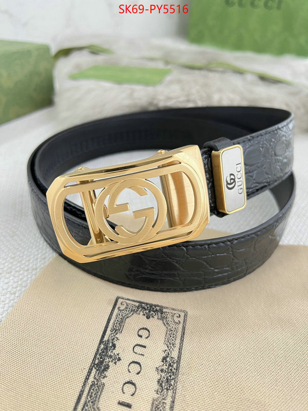 Belts-Gucci wholesale designer shop ID: PY5516 $: 69USD