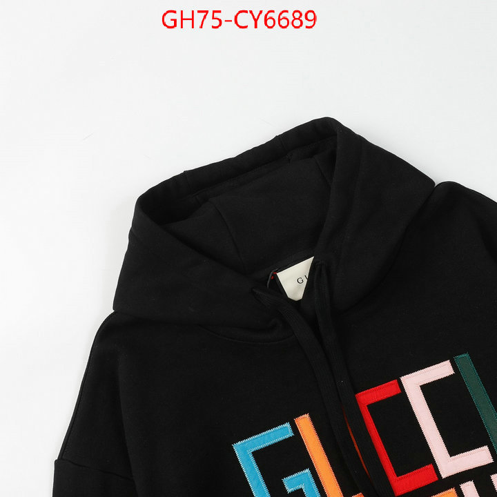 Clothing-Gucci highest quality replica ID: CY6689 $: 75USD