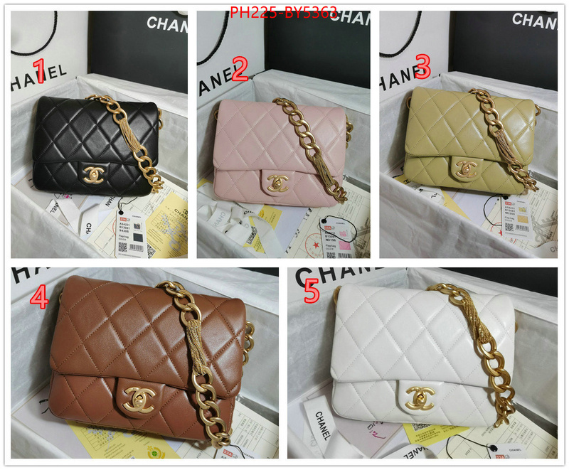 Chanel Bags(TOP)-Diagonal- top fake designer ID: BY5363 $: 225USD