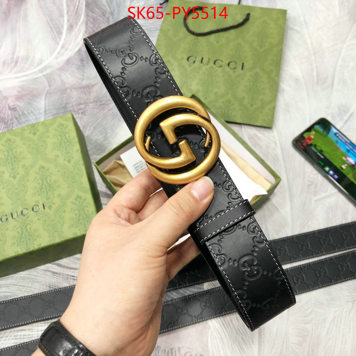 Belts-Gucci where can i buy the best 1:1 original ID: PY5514 $: 65USD