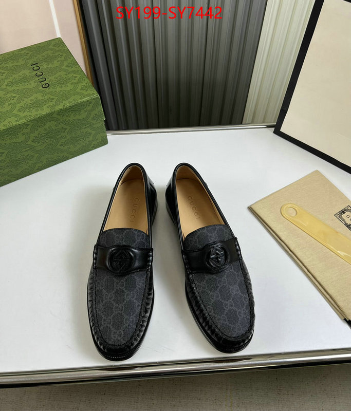 Men Shoes-Gucci top quality replica ID: SY7442 $: 199USD