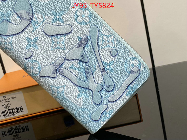 LV Bags(TOP)-Wallet sell online luxury designer ID: TY5824 $: 95USD