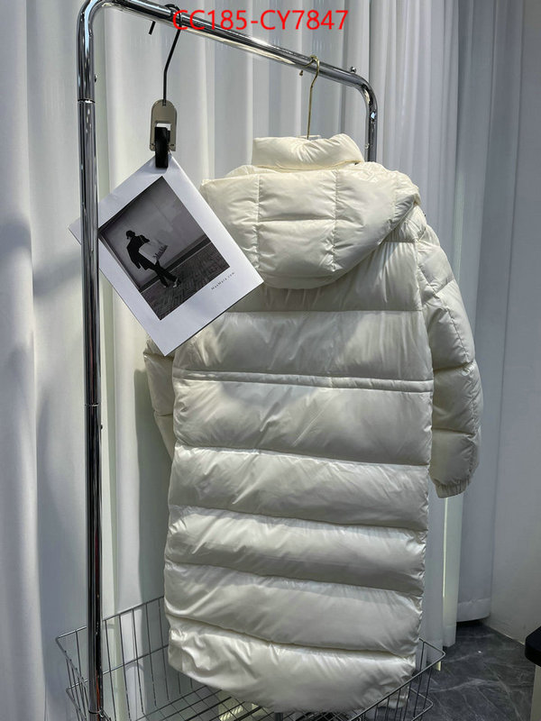 Down jacket Women-Moncler best replica quality ID: CY7847 $: 185USD