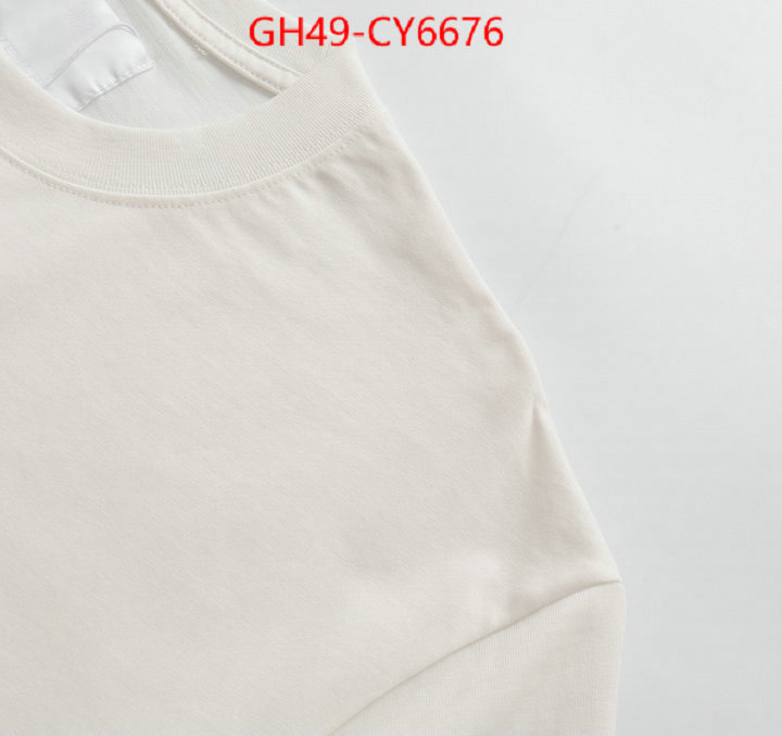 Clothing-Givenchy wholesale replica ID: CY6676 $: 49USD
