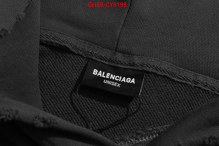 Clothing-Balenciaga shop designer replica ID: CY8198 $: 89USD