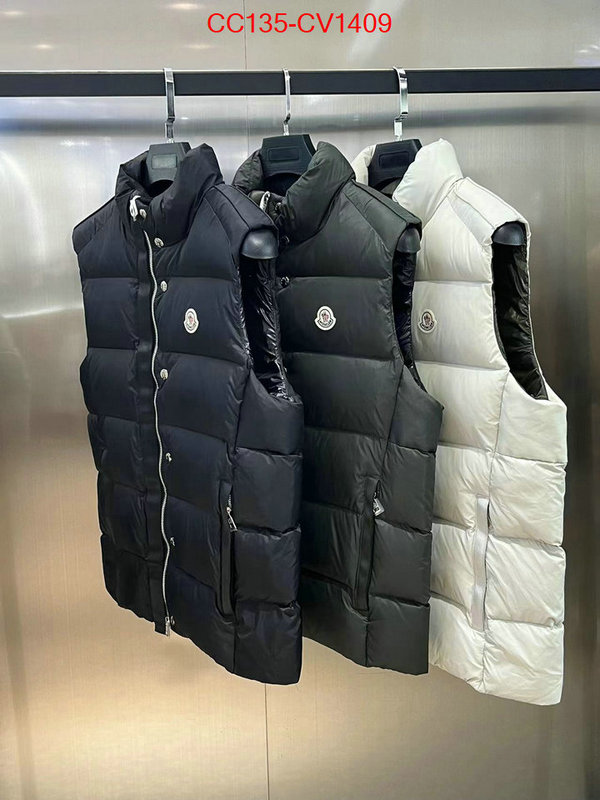 Down jacket Men-Moncler 1:1 replica wholesale ID: CV1409 $: 135USD